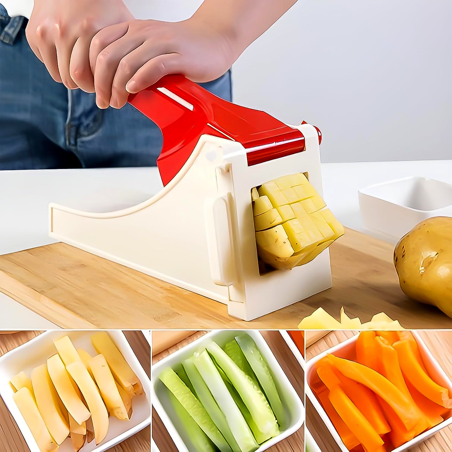 Plastic Potato  Vegetable Chips Maker (1 Pc)